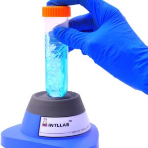 Mini Vortex Mixer with Touch Function – Compact Lab Vortexer for Tubes up to 50mL