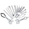 17-Piece Scientific Laboratory Tools Starter Kit – Stainless Steel Tongs, Clamps, Forceps, Spatulas & Spoons Set