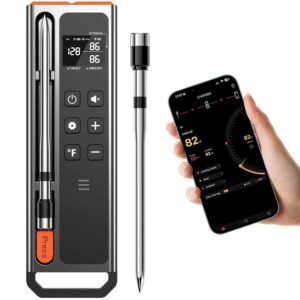 Mobile Control Meat Thermometer for Grilling, bbq, Cooking