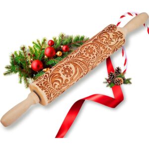 Embossed Christmas Rolling Pins
